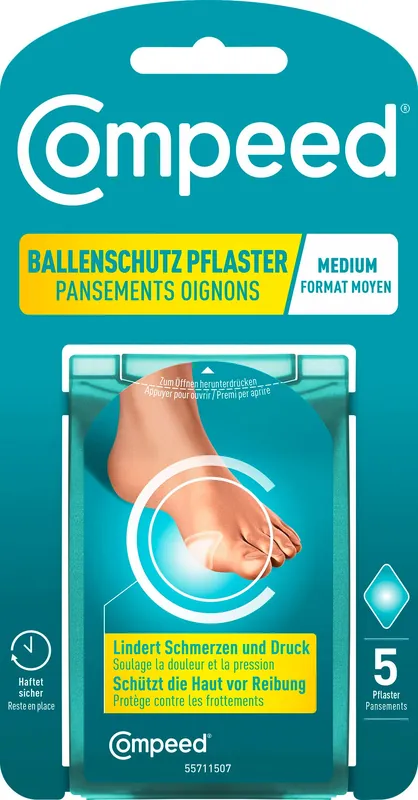 Compeed Ballskyddsplåster Medium, 5 Stycken - Fynd