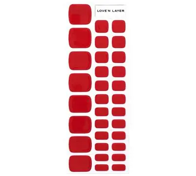 Favorit - Love‘n Layer Solid Toe Grape Red