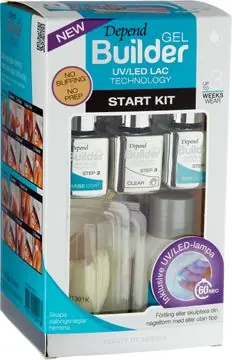 Finns tillgänglig | Depend Gel Builder Startkit