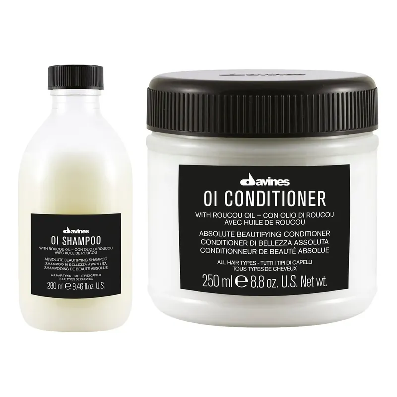 Precis lanserat - DavinesThe OI Absolute Beautifying Routine SetShampoo + Conditioner