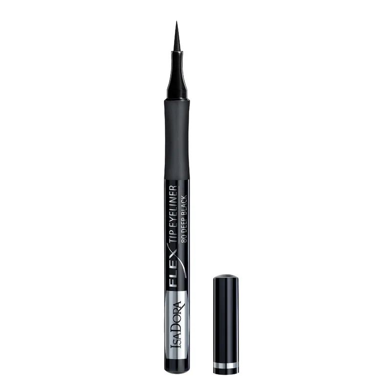 Isadora Flex Tip Eyeliner 80 Deep Black - Expressleverans