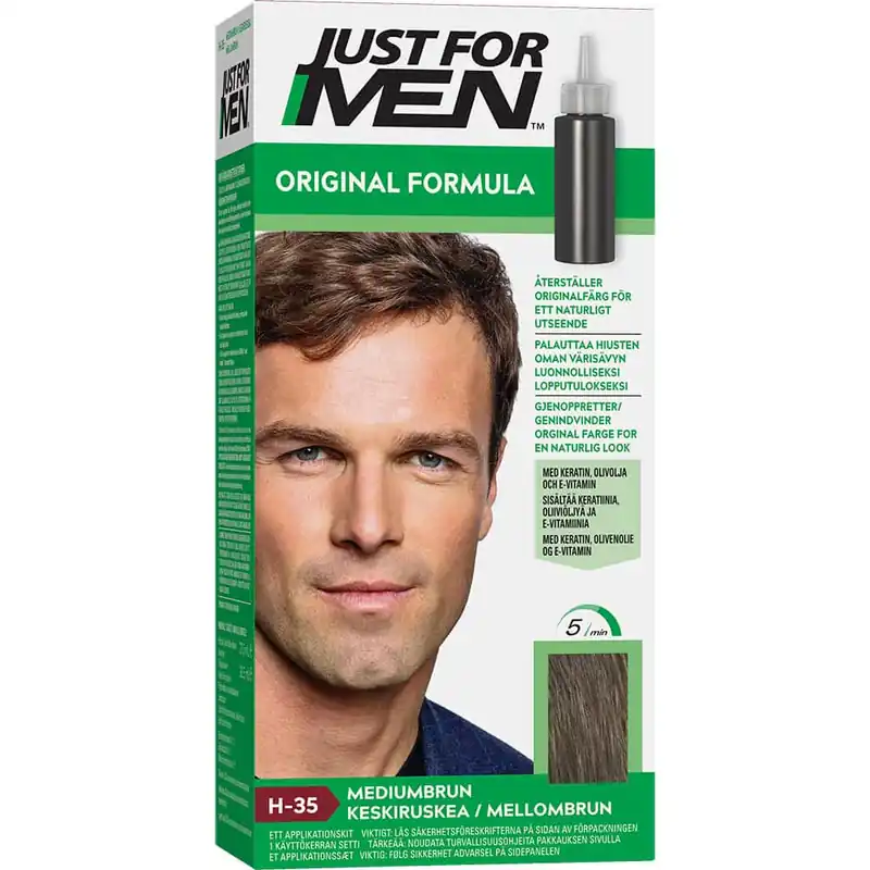 Just For Men Medium Brown H35 - Rekommenderas